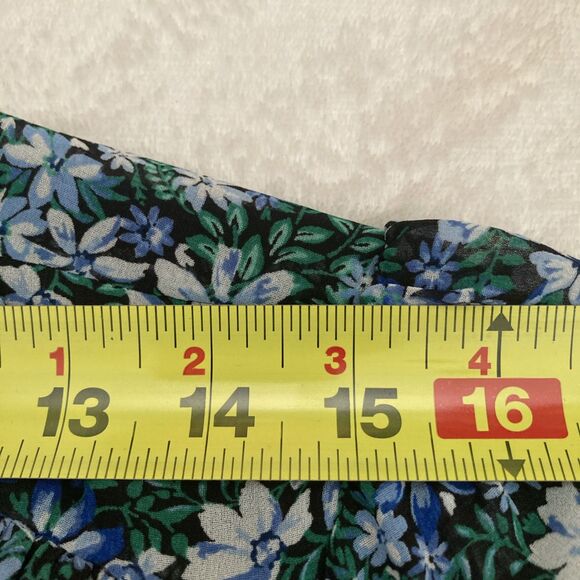 Karl Lagerfeld Paris Floral Chiffon Dress SIZE 14 Ruffle Mini Romantic - Picture 16 of 16